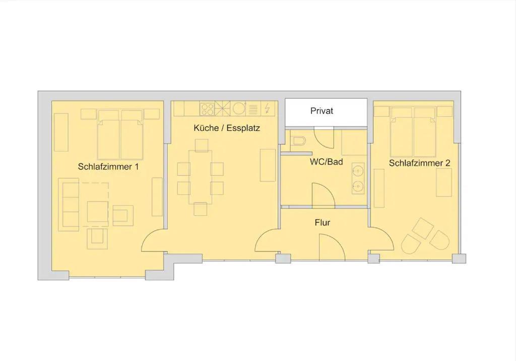 דירות Lincoln-Loft Weimar מראה חיצוני תמונה